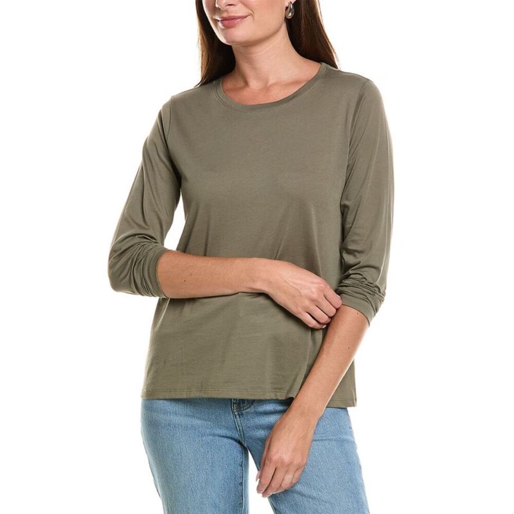 Eileen Fisher Womens Round Neck T-Shirt